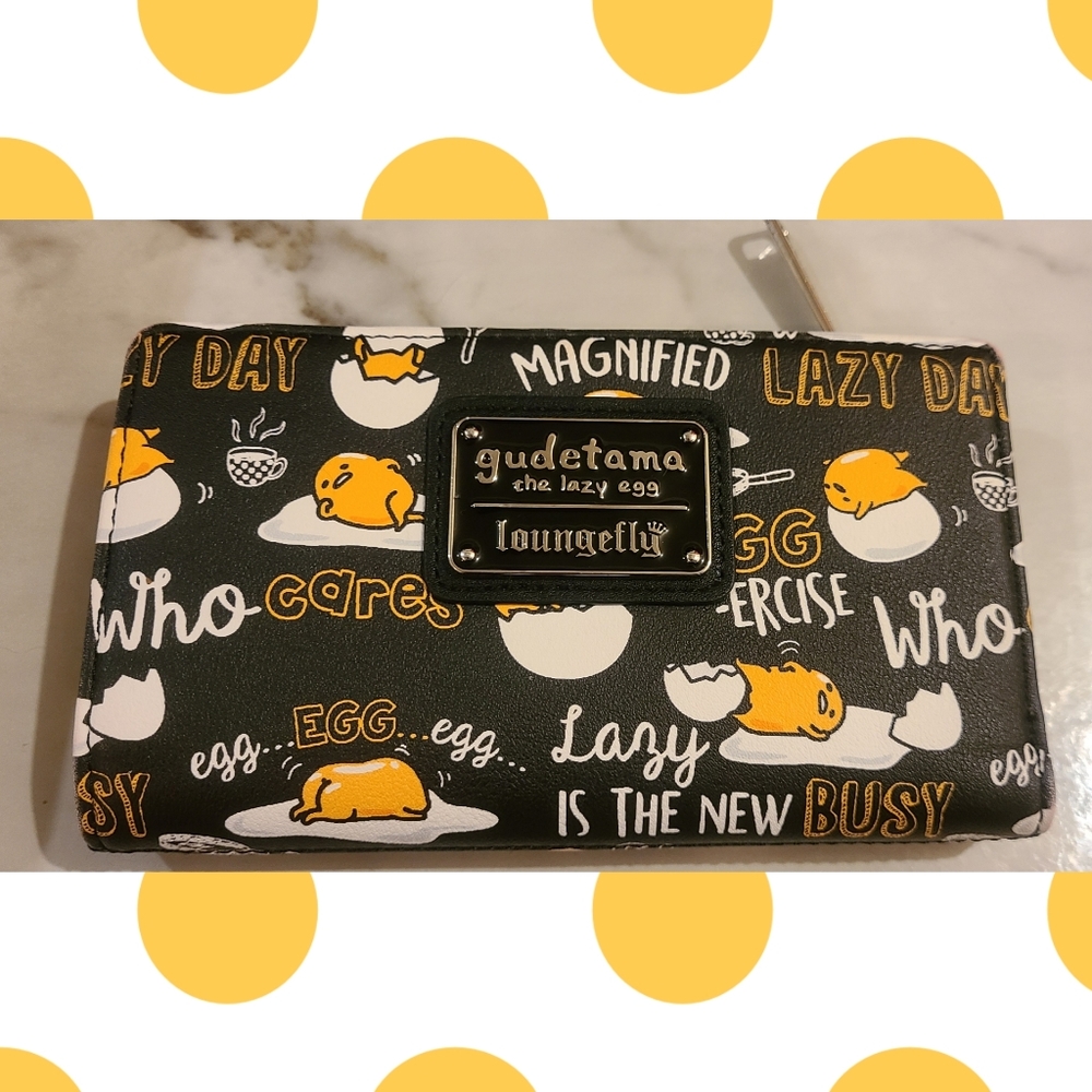 Loungefly x Gudetama the Lazy Egg Wallet